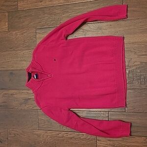 💰 Izod boy's red sweater size XL 14/16